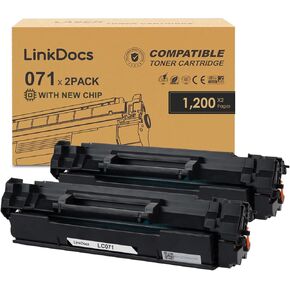 071 Toner Cartridge Replacement for Canon CRG071 071H 071 (5645C001) Toner Cartridge Used with Canon imageClass LBP122dw imageCLASS MF275dw MF272dw MF273dw Printer (Black 2 Pack)