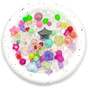 100PCS Acrylic Koi Fish Beads, Mixed Colors Fish Spacer Beads, Tiny Cute Animal Beads, Plastic Loose Beads Bulk for Jewelry Making DIY Handicrafts Earrings Necklace Bracelet Pendants Accessories
