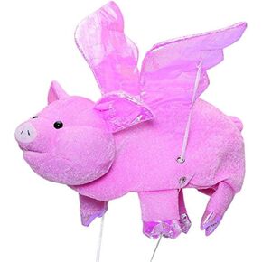 Pig Hat with Flapping Wings