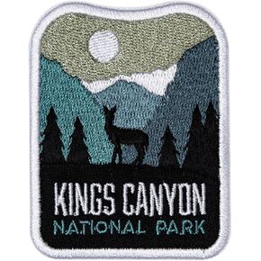 Vagabond Heart King's Canyon National Park Patch - Kings Canyon Souvenir - Iron On Travel Badge