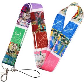 BEASTARS Beast Stars Anime Manga 17.7" Neck Lanyard Keychain Holder ID Badge Mobile Phone Pin Strap by Pinstant