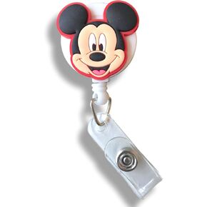 Nenis Cute Cartoon Retractable Badge Reel for ID and Name Tag Holder with Belt Clip (02)