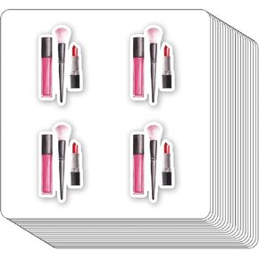 ملصقات مستحضرات التجميل المكياج 1 في سجلات القصاصات والفنون والحرفية و DIY Kids و Calendars Journals 80-Pack in Kuwait