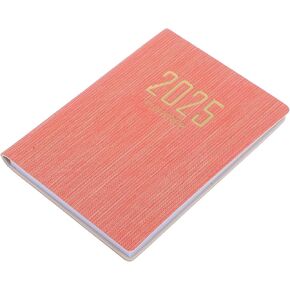 2025 Planner, Monthly Planner Calendar 2025 Notebook 2025 Weekly Pocket Calendar Weekly Agenda Organizer Schedule Notepad Agenda Notepad for Home Scool Office Pink