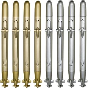 Maydahui 20 PCS Submarine Ballpoint Pen Novelty Spacecraft Model Pens Black Ink Spinning Propeller Design for Party Student Souvenir