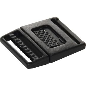 Flyshop 3/4 Inch (20mm) Black Center Release Plastic Buckle for Backpack Straps Webbing Strapping 5PCS