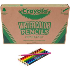 Crayola Classpack Watercolor Pencils, 240ct, 20 each of 12 Colors, Great for Classroom, Educational, Art Tools