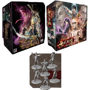 Blacklist Games Street Masters Board Game Bundle: Essence of Evil Expansion, Tide of the Dragon Expansion, and Boss Minis Pack 1 (58 Miniatures)