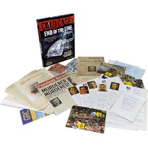 ThinkFun Cold Case: End of The Line - Exciting Murder Mystery Game | Promotes Deductive Reasoning & Critical Thinking | Ideal for Group Play or Solo Puzzle Solving | Suitable for Ages 14+