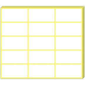 525 Pieces, 3 x 1.5 inch - Labels for Storage Bins, Organizing, Moving Box Packing Label Stickers