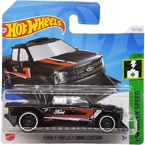 Hot Wheels Ford F-150 Lightning Custom Black HW Green Speed 5/10