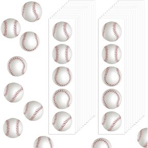 120 Pcs Baseball Stickers Vinyl, Baseball Helmet Stickers for Water Bottle Kids Girls Boys, Sports Ball Decals Waterproof for Baseball Sports Party Favor Supply Reward Pride Planner Calendar DIY Craft