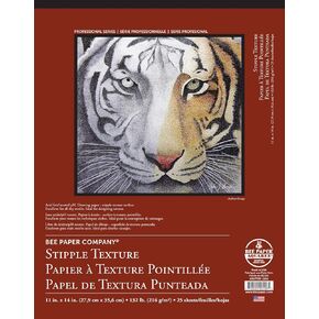 Bee Paper Stipple Paper Pad, 11 x 14