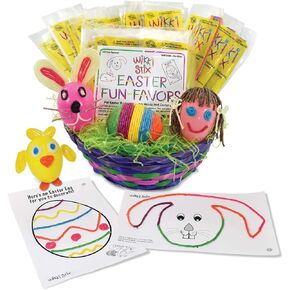 Wikki Stix Easter Fun Paks, 50 Fun paks with 8 and an Easter Activity Sheet, Made in The USA!