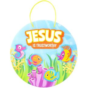 Fun Express Under The Sea VBS Sign Craft Kit - Makes 12, Vacation Bible School 2024