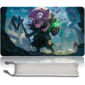 MTG Playmat 23.6x13.8 Inch Board Game Card Game Trading Card Game Mat Mouse Pad TCG Game Mat Stitched Edge Smooth Surface Rubber Base for Board Games,Card Showdown. (MTC50)
