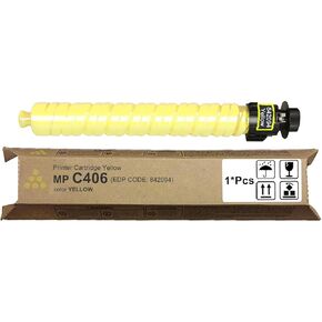 MP C306 MP C406 Toner Cartridge High Yield (1-Pack, Yellow) Comaptible for 841814 Toner Replacement for Ricoh MP C306 MP C406 MP C307 MP C407 MP C406ZSPF MP C306ZSP MP C306ZSPF MP C407ZSPF Printer