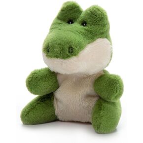 The Petting Zoo Alligator Stuffed Animal Plushie, Gifts for Kids, Nuggetz Wildlife Animals, Green Gator Plush Toy 6 Inches