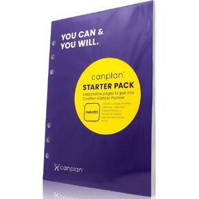 CanPlan Cancer Planner STARTER PACK (3-Month) - The Planner Made To Help You Fight Cancer Day By Day, Undated Daily Organizer
