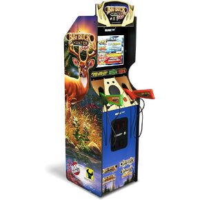 Arcade1Up Big Buck Hunter Pro Deluxe Arcade Machine for Home, 5-Foot-Tall Stand-up Cabinet, 4 Classic Games, and 17-inch Screen