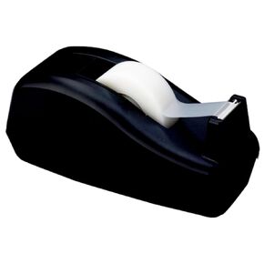 Scotch Deluxe Desktop Tape Dispenser, Black, for 1 Inch Core Tapes (C-40)