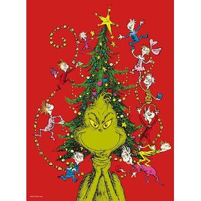 Ceaco - Dr. Seuss - The Grinch - Glow in The Dark - 100 Piece Jigsaw Puzzle