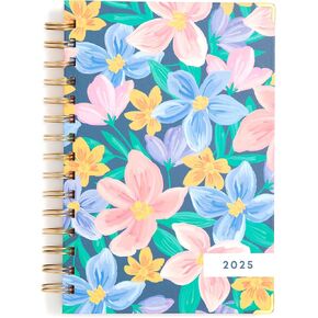 Blue Sky 2025 15-Month Weekly and Monthly Planner Calendar, October 2024 - December 2025, 5" x 8", Hard Cover, Laminated Tabs, Wirebound, Storage Pocket, Nerina (Nerina- 2025, 5" x 8")