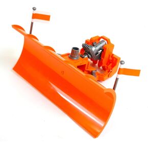 Bruder Toys - Construction Realistic Plow Blade Attachment for MB Actros, Mack and Man Trucks, and 2000-3000 Pro Series Tractors - Ages 4+