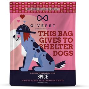 Spice Dog Treats 6 oz - Premium Dog Training Treats, Grain-Free, No Artificial Flavors - Yogurt, Honey & Cinnamon Dog Snacks - Dog Treat Bag