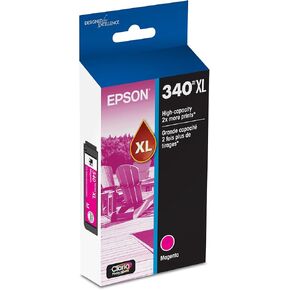 Epson 340 Claria Photo HD Ink High Capacity Magenta Cartridge (T340XL320-S) Works with Expression Photo XP-8800