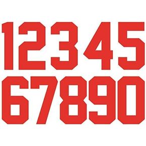 Fanbrilliant 8 Inch Heat Transfer Numbers Kit 0 to 9 for Sports Jerseys T-Shirt Iron on Numbers for Jersey Football Baseball (Green)