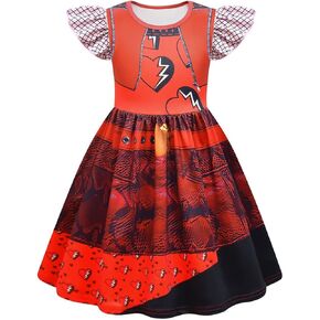 Girls Princess Costume Birthday Party Dress Halloween Cosplay Outfits