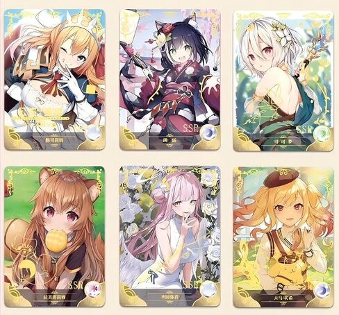 Goddess Story TCG Collection Cards, Booster Box Anime Cards， Goddess Story Set- Four Boxes of 600 Cards（NS-10-11-12-13） in Saudi Arabia