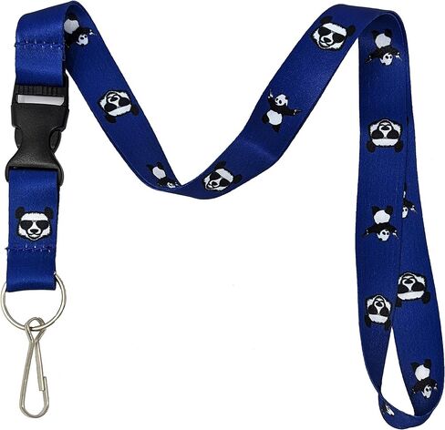 Vinylcation Hip Llama Lanyard Keychain and ID Holder with Detachable Buckle for Keys or Badge | Durable Black Polyester Novelty Necklace (Llama) in Saudi Arabia
