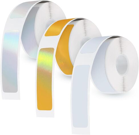 D30 Label Maker Tape, 12mm × 40 mm Label Tape, Label Printer Paper Thermal Sticker Label Tape for Home, School, and Office, 160 Tapes/Roll, 3-Roll, Laser in Saudi Arabia