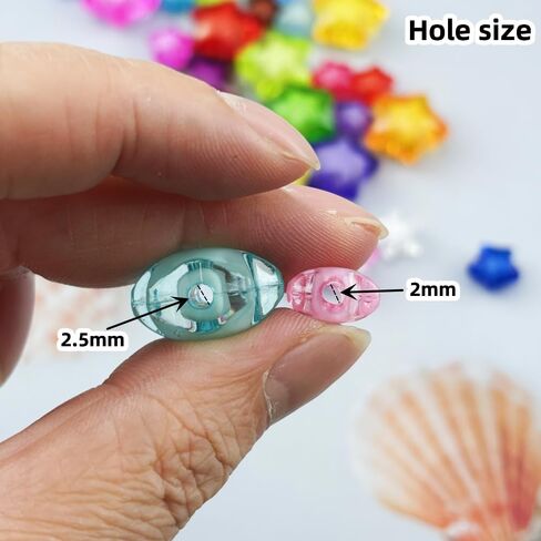 200pcs 11mm Acrylic Star Beads Spacer Beads for DIY Jewelry Making Bracelet Necklace Key Chains Handmade Craft(Red) in Kuwait