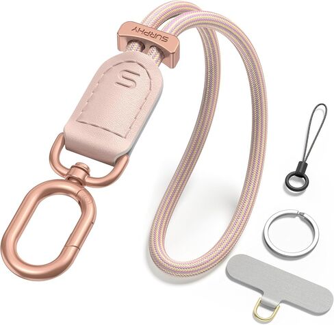 SURPHY Phone Wrist Strap, Keychain Wristlet, Phone Strap Charm with Tether Tab, Cellphone Lanyard Wrist, Key Chain for Women in Kuwait