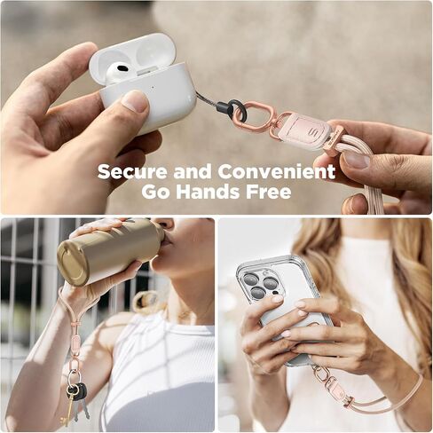 SURPHY Phone Wrist Strap, Keychain Wristlet, Phone Strap Charm with Tether Tab, Cellphone Lanyard Wrist, Key Chain for Women in Kuwait