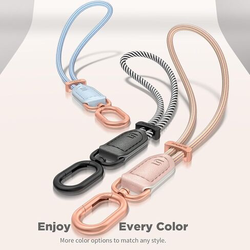 SURPHY Phone Wrist Strap, Keychain Wristlet, Phone Strap Charm with Tether Tab, Cellphone Lanyard Wrist, Key Chain for Women in Kuwait
