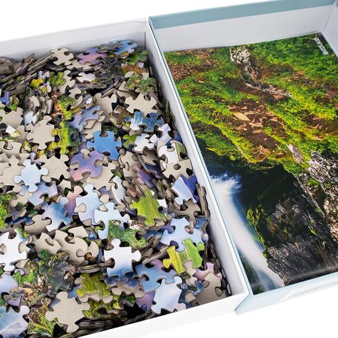 Jigsaw Puzzles for Adults 1000 Pieces Iceland Thick Sturdy 1000 Piece Puzzle Precise Interlocking Age 14+ Family Game in Saudi Arabia
