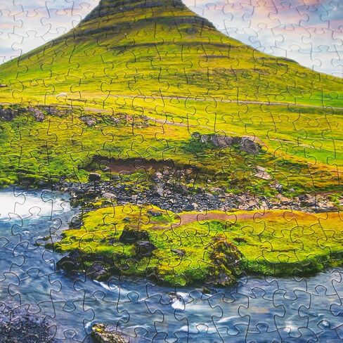 Jigsaw Puzzles for Adults 1000 Pieces Iceland Thick Sturdy 1000 Piece Puzzle Precise Interlocking Age 14+ Family Game in Saudi Arabia