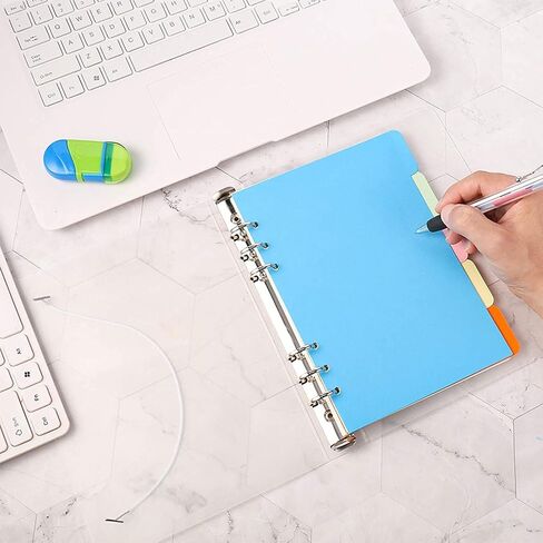 A6 Monthly Planner Insert Refill Paper, Undated 6 Holes Punched Office College Filler Paper, 100gsm 135sheets/270 pages Loose-leaf Binder Paper for 6 Ring Binder Journal Notebook(3.74" x 6.77") in Saudi Arabia
