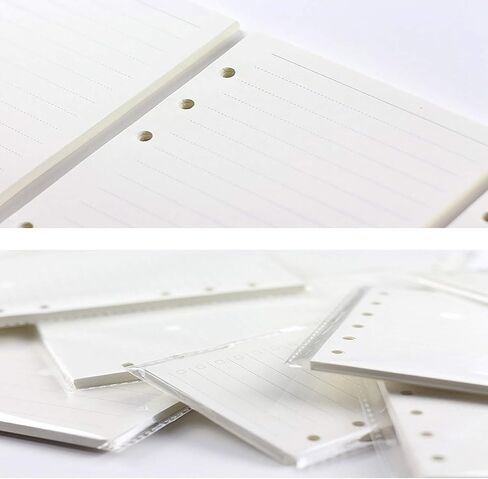 A6 Monthly Planner Insert Refill Paper, Undated 6 Holes Punched Office College Filler Paper, 100gsm 135sheets/270 pages Loose-leaf Binder Paper for 6 Ring Binder Journal Notebook(3.74" x 6.77") in Saudi Arabia