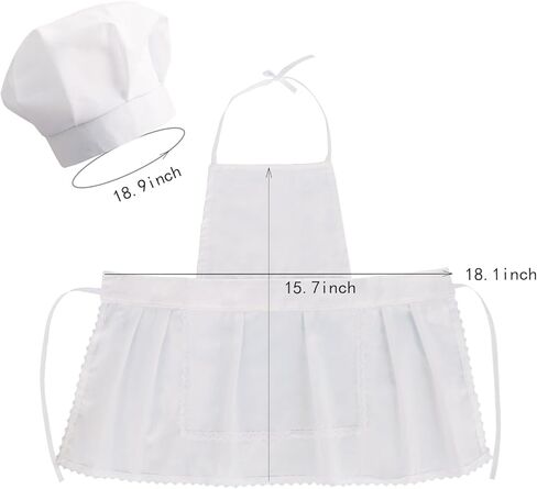 JIAHG Newborn Baby Photography Props Outfit Cute Baby Chef Hat and Apron Set for Boys Girls Photoshoot Halloween Costume in Kuwait