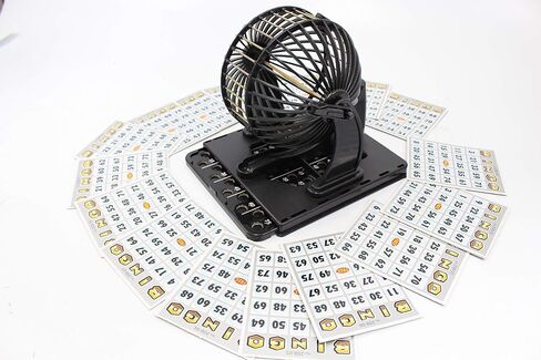 PowerTRC Bingo Machine Cage Game Set | with Bingo Balls | Classic Cage | Bingo Tray (Classic Version) in Kuwait