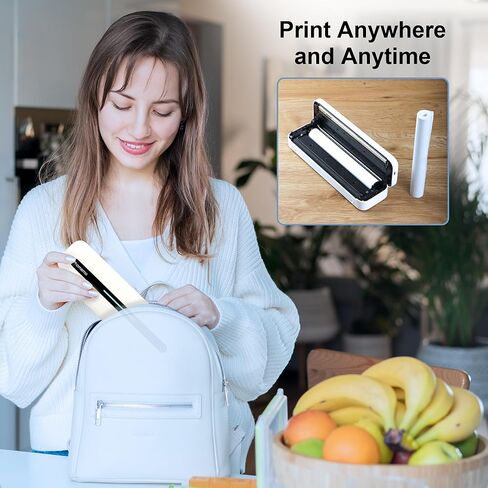 4 Rolls 8.5'' x 11'' Phomemo Portable Printer Thermal Paper,US Letter Size, Thermal Roll Paper Compatible with M832 M833 M834 M835 in Kuwait