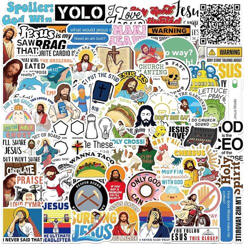 200PCS Bible Stickers, Inspirational Christian Stickers, Bible Verse Stickers, Aesthetic Jesus Faith Stickers for Water Bottles, Religious Christian Gifts for Kids Men and Women in Kuwait