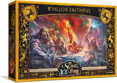 Cmon A Song of Ice and Fire Tabletop Miniatures Game Baratheon King's Men Unit Box (الإصدار متعدد اللغات) - لعبة استراتيجية للبالغين ، تتراوح أعمارهم بين 14+ ، 2+ لاعبين ، 45-60 دقيقة ، صنع in Kuwait