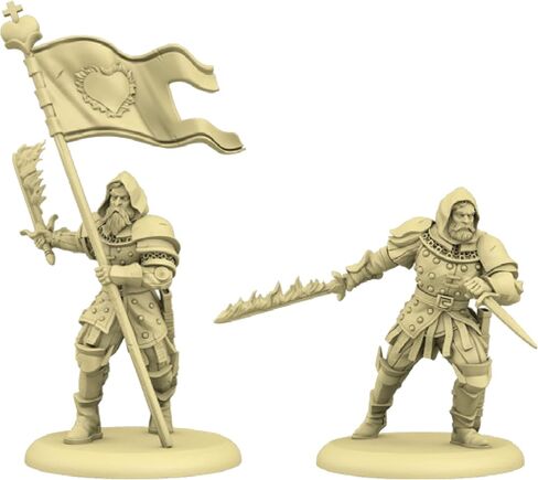 Cmon A Song of Ice and Fire Tabletop Miniatures Game Baratheon King's Men Unit Box (الإصدار متعدد اللغات) - لعبة استراتيجية للبالغين ، تتراوح أعمارهم بين 14+ ، 2+ لاعبين ، 45-60 دقيقة ، صنع in Kuwait