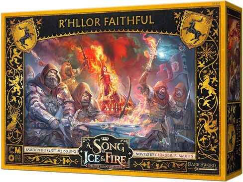 Cmon A Song of Ice and Fire Tabletop Miniatures Game Baratheon King's Men Unit Box (الإصدار متعدد اللغات) - لعبة استراتيجية للبالغين ، تتراوح أعمارهم بين 14+ ، 2+ لاعبين ، 45-60 دقيقة ، صنع in Kuwait